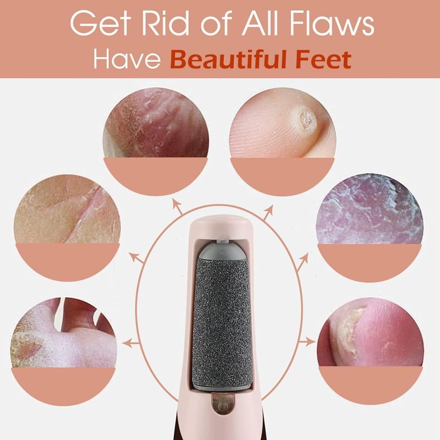 Electric Pedicure Foot File Callus Remov...