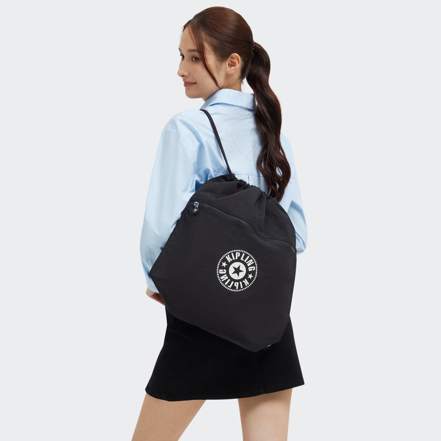 Kipling Supertaboo Black Lite Medium Backpack I4971-TL4