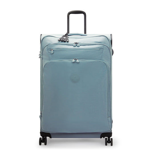 Kipling New Youri Spin L Relaxed Grey Large Expandable Wheeled Luggage I7930-3NL
