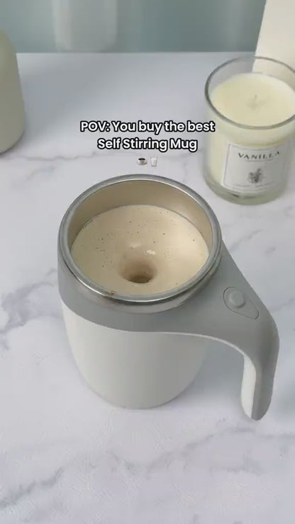 380mL Self Stirring Mug with Lid